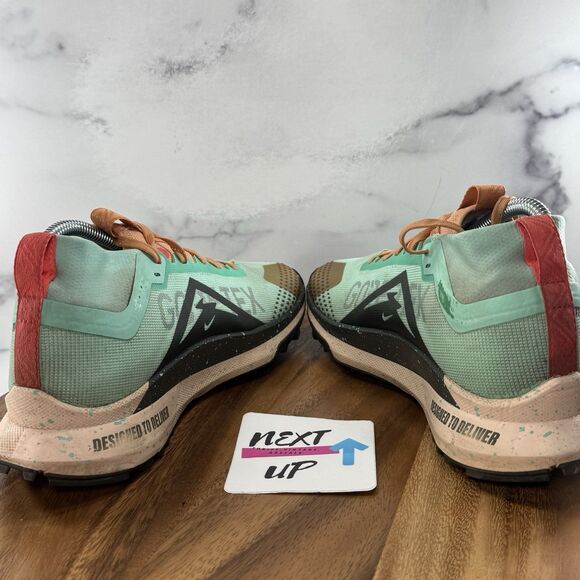 Women’s Size 8.5-Nike React Pegasus Trail 4 GTX Emerald Rise Sequoia DJ7929-301 - Picture 5 of 9